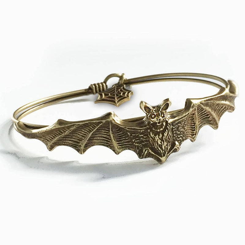 Fashion Creative Personality Halloween Bat Bracelet Ladies Punk Dark Vampire Bat Bracelet Men And Women Jewelry Accessories Gift