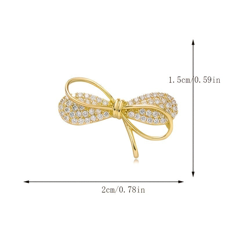 Cute Bow Pins Brooches For Women Fashion Elegant Luxury Accessories Party Wedding Gifts Collar Buckle Pin