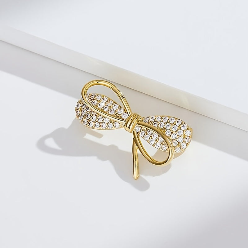 Cute Bow Pins Brooches For Women Fashion Elegant Luxury Accessories Party Wedding Gifts Collar Buckle Pin