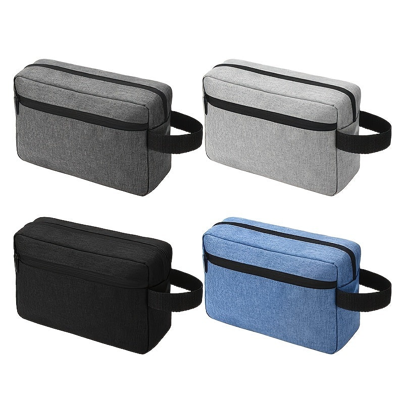 1pc Travel Toiletry Bag For Women And Men; Portable Storage Bag; Water-resistant Shaving Bag For Toiletries Accessories;