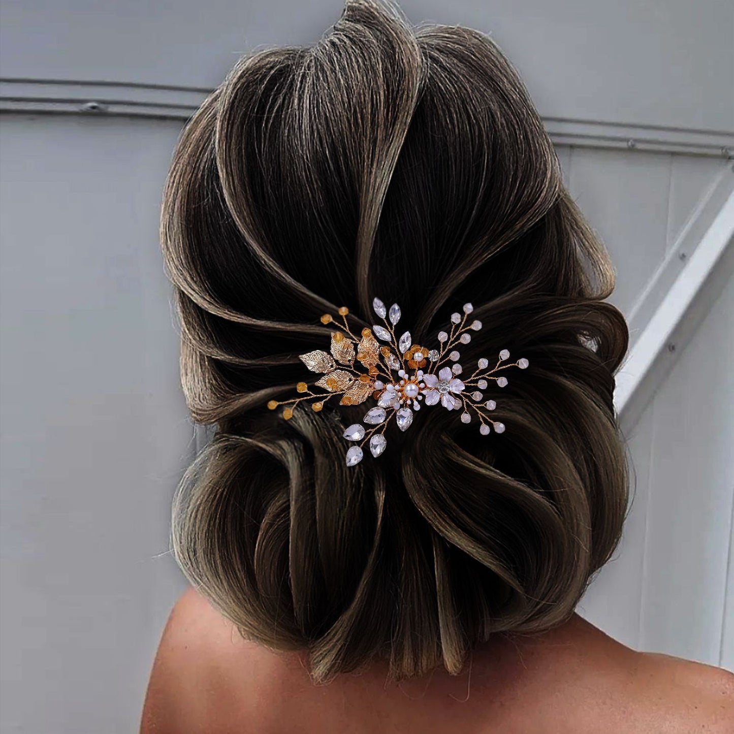 Woman Combs Bridal Hair Clip Girls Head Piece Wedding Hair Accessories Bridesmaid Headwear