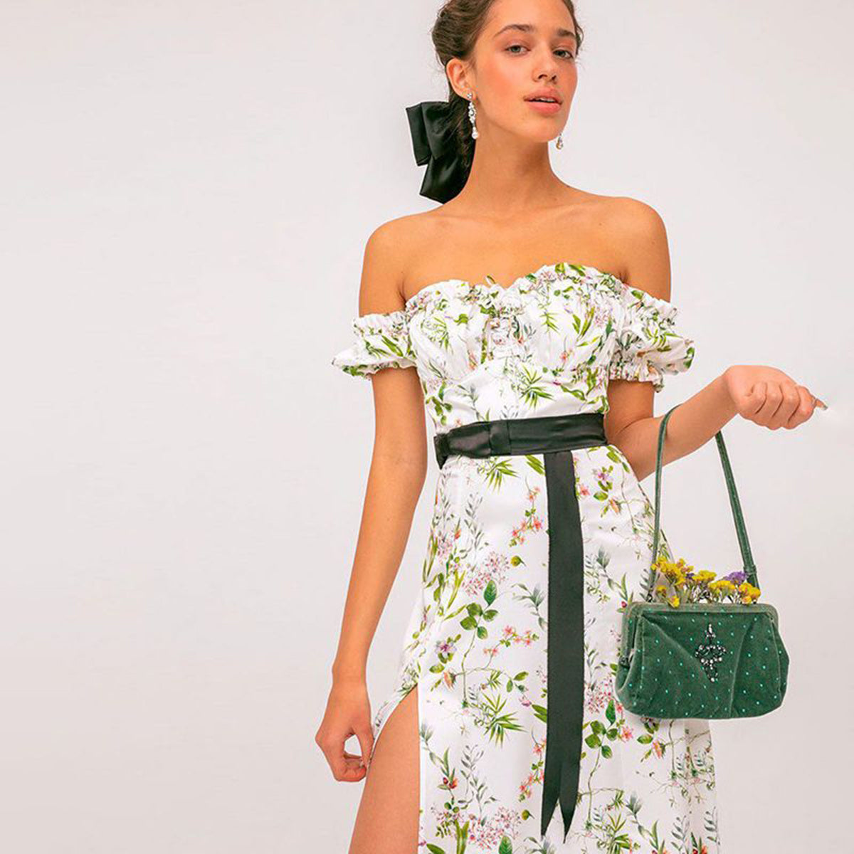 Summer Dresses For Women Suspender Ruffled Floral Dress Mini Dress For Casual