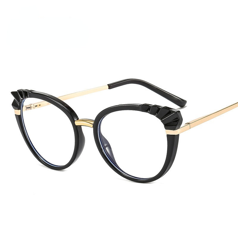 Cat Eye Blue Light Blocking Glasses Women Men Clear Lens Anti-blue Light Glass Frame Optical Spectacle Goggles Female Eyeglass