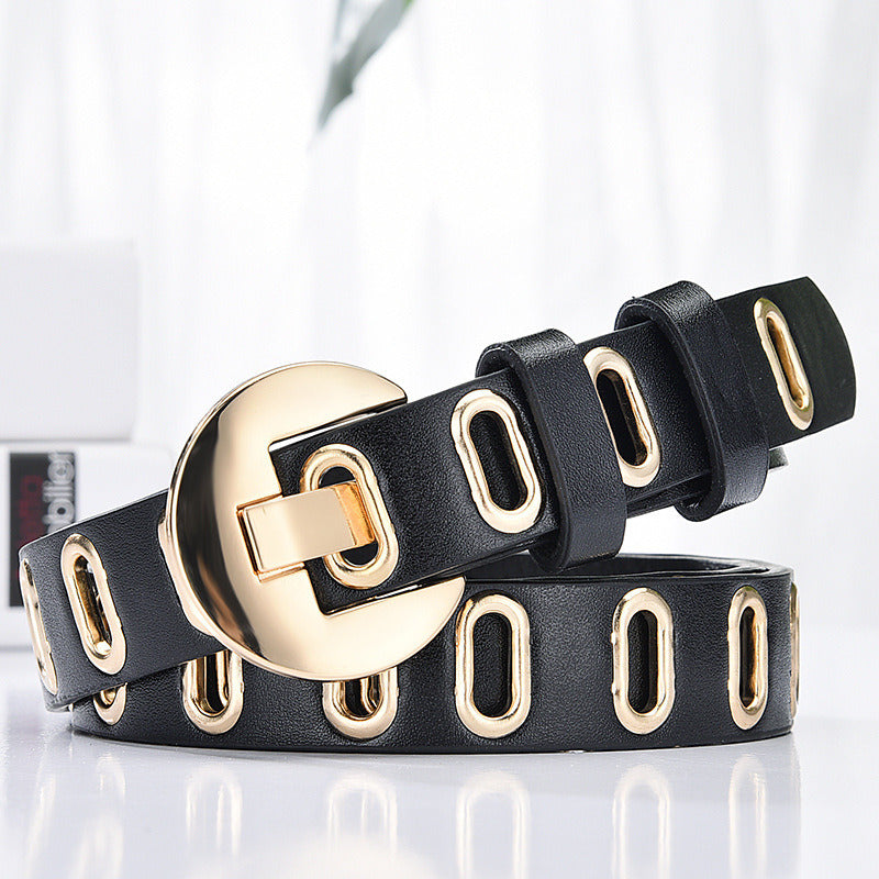 Leather Belts For Women luxury designer brand Belt female Buckle Ladies Belts Strap Students Belts for Women