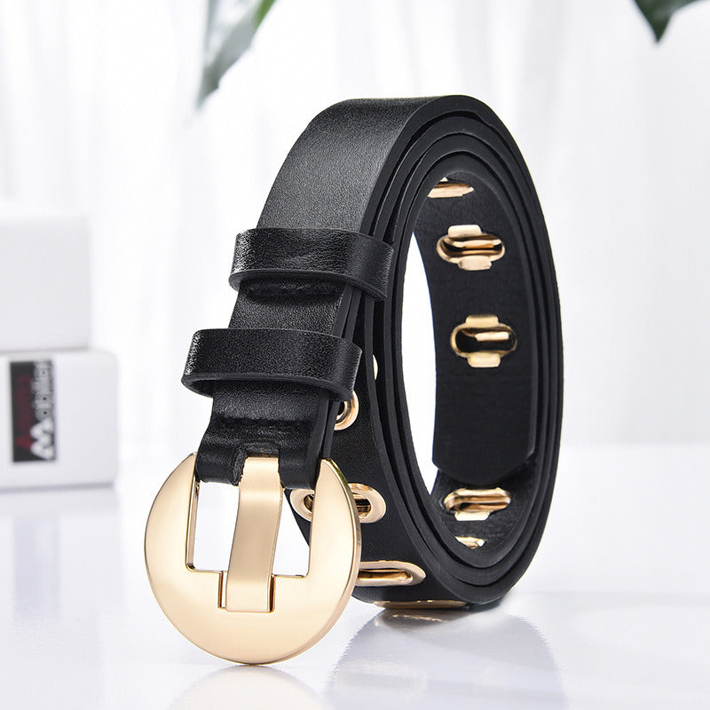 Leather Belts For Women luxury designer brand Belt female Buckle Ladies Belts Strap Students Belts for Women