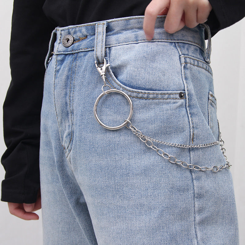 Women Belt PU Leather Pin Buckle Punk Wind Jeans New style fashion Female Black Free Size Grommet Belts For Pants