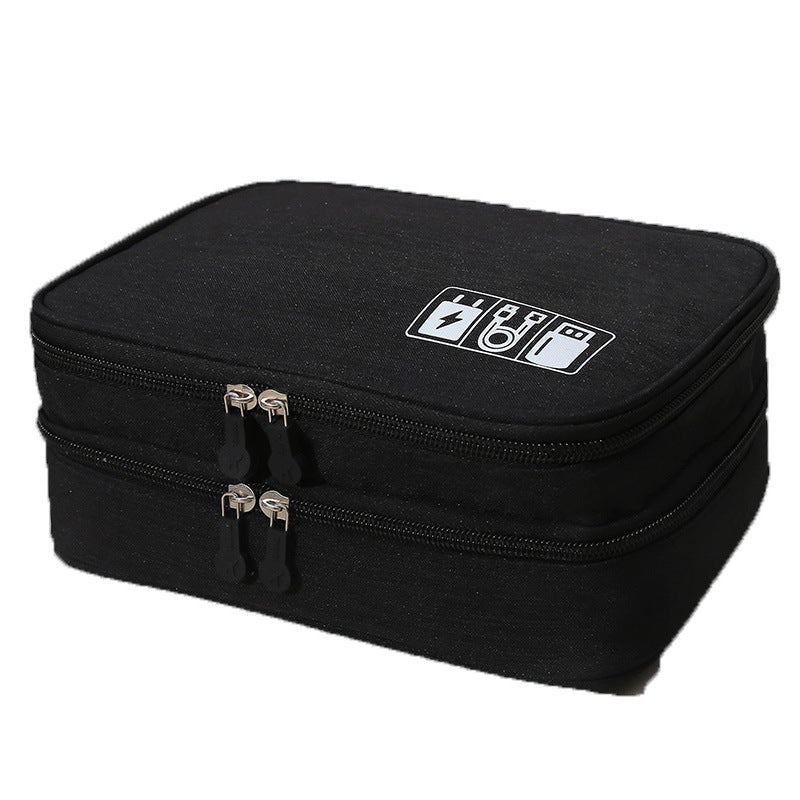 Waterproof Multi-Function Digital Package Headphone Storage Box Cable Organizer Bag USB Storage Bag Cable Cord Organizer Bag Cable Organizer Travel Bag