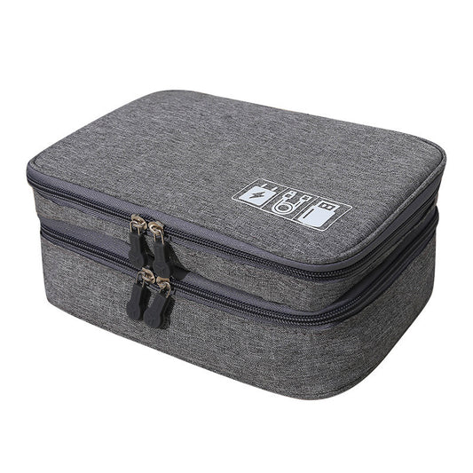 Waterproof Multi-Function Digital Package Headphone Storage Box Cable Organizer Bag USB Storage Bag Cable Cord Organizer Bag Cable Organizer Travel Bag