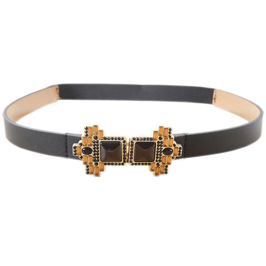 Belt for Women Skinny Rhinestone Waist Belt for Jeans Dresses