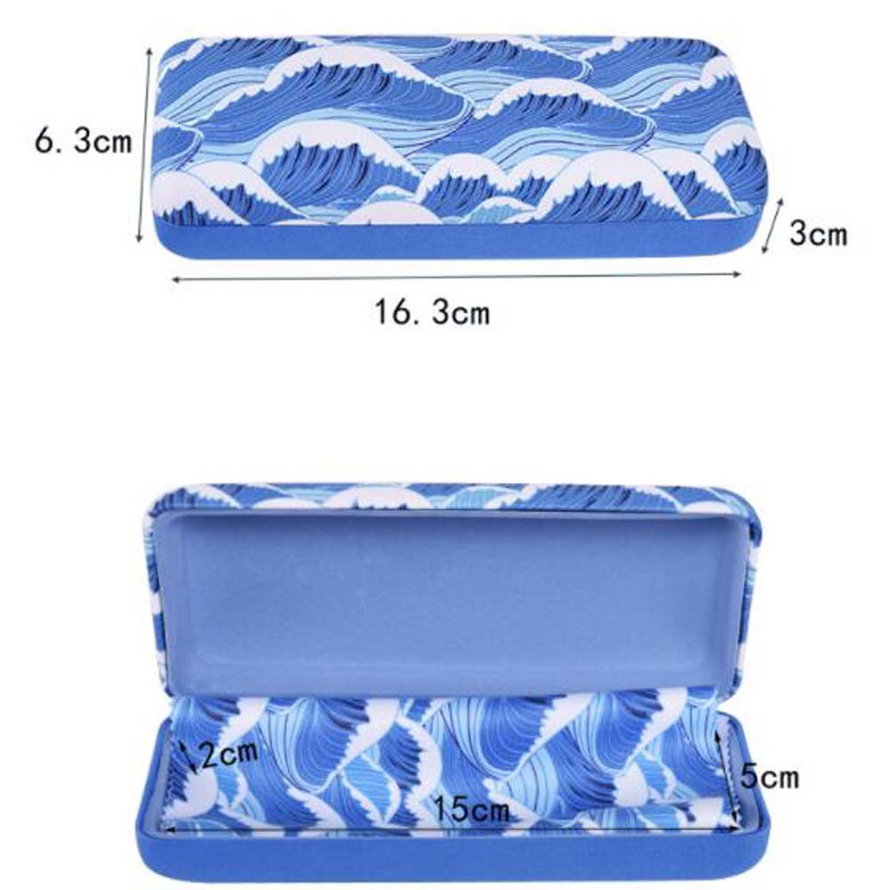 Blue Starry Glasses Case Hard Shell Eyeglass Holder Eyeglasses Case Spectacle Case