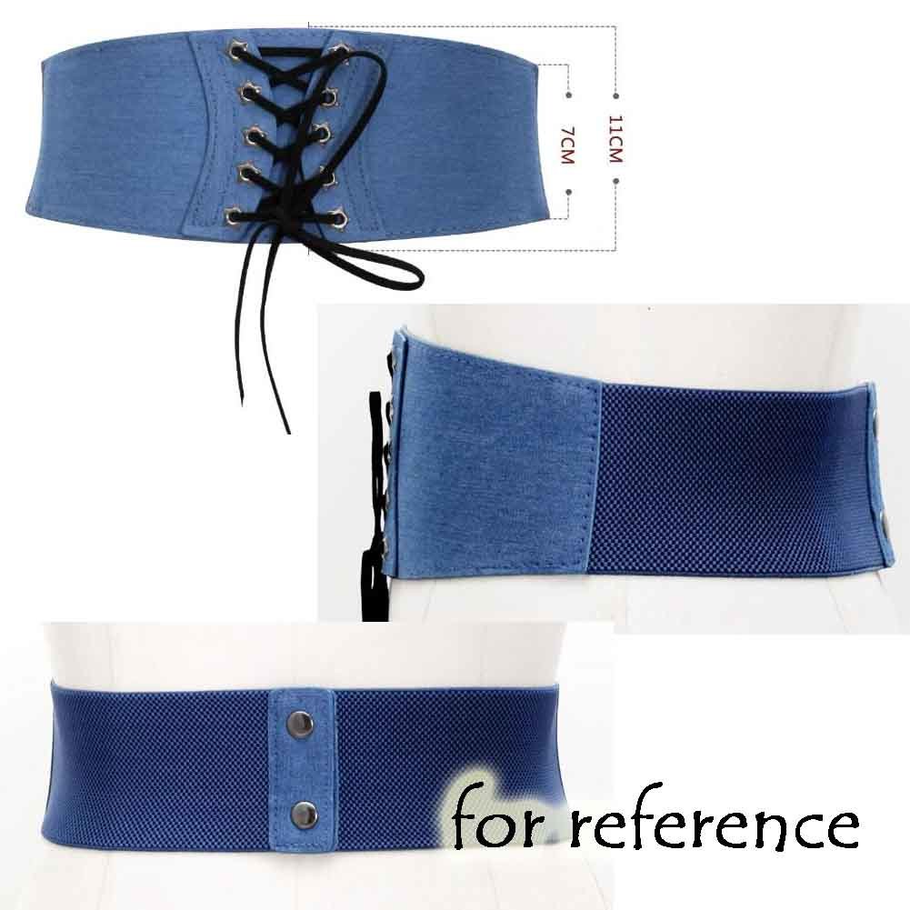 Dress/Shirt Women Wide Waistband Obi Belts Waist Band Elastic Belts Waist Belt