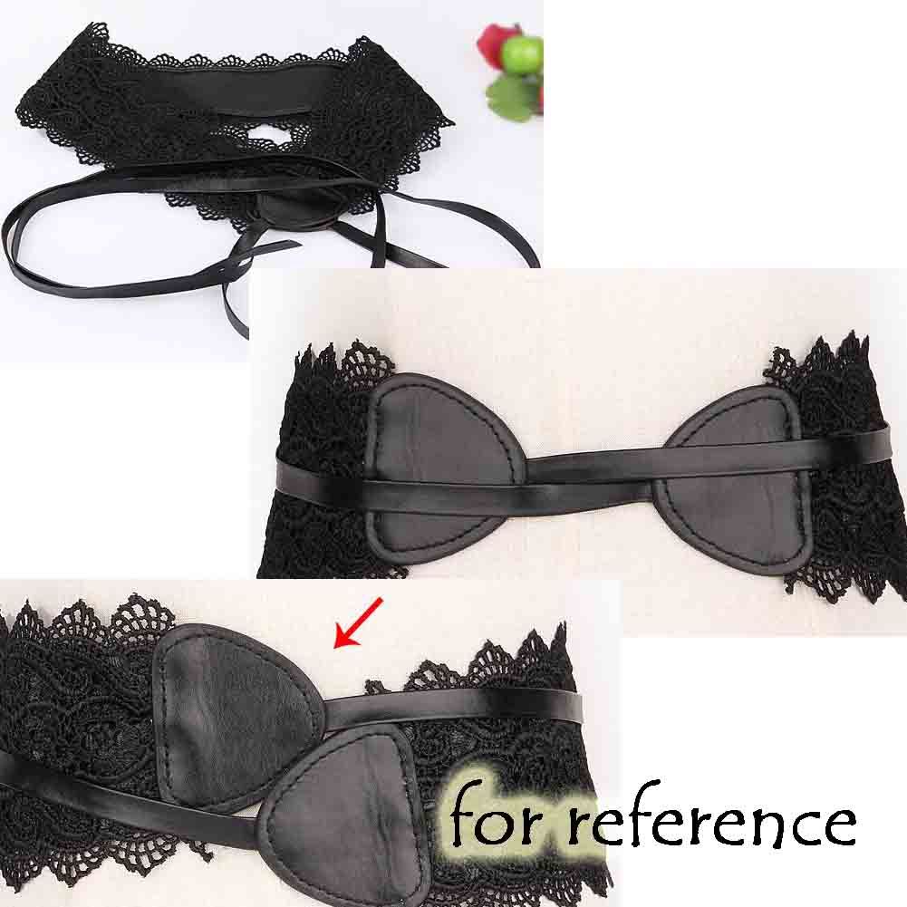 Lace Style Waist Belt Lace-up Wide Waistband Obi Belts Waist Band Elastic Belts