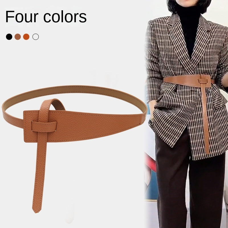 Waist cover Women's decorative sweater Suit Wide belt Outer coat with dress Waist closure Versatile belt Women wide