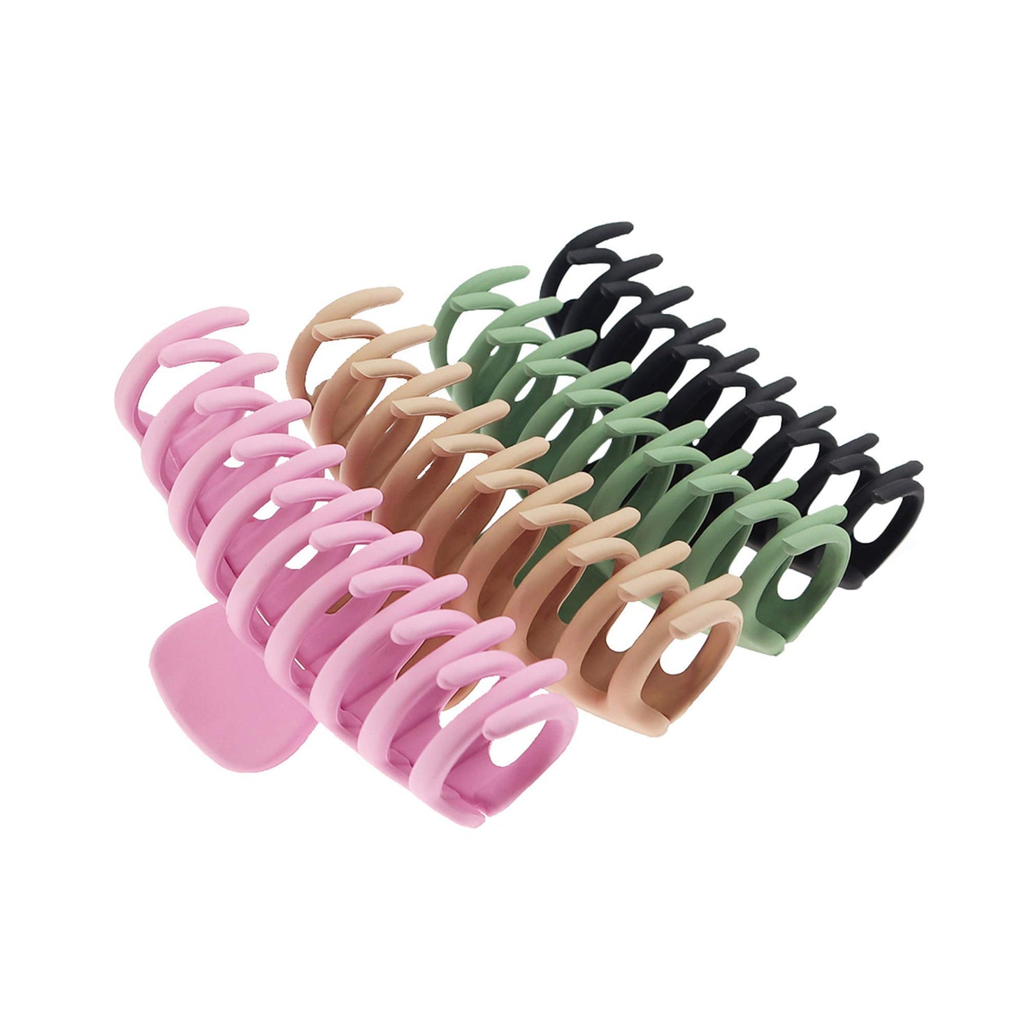 4PCS Hair Claw Clips 4 Inch Nonslip Large Crab Hairpins for Women Thin Hair Accessories Barrette Girls Gifts for Women