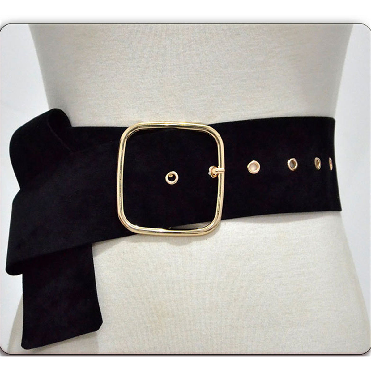 Women Velvet Belt Extended Belt Soft Velvet Cloth Decorative Belt