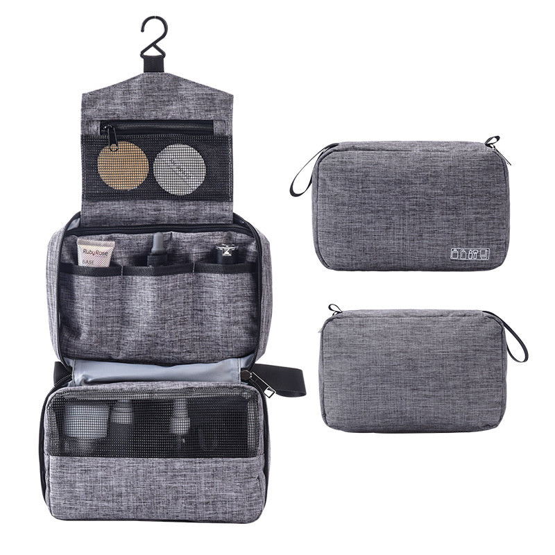 Toiletry Bag Travel for Women Men with Hanging Hook, Water-resistant Travel Organizer Kit for Toiletries Make Up Accessories