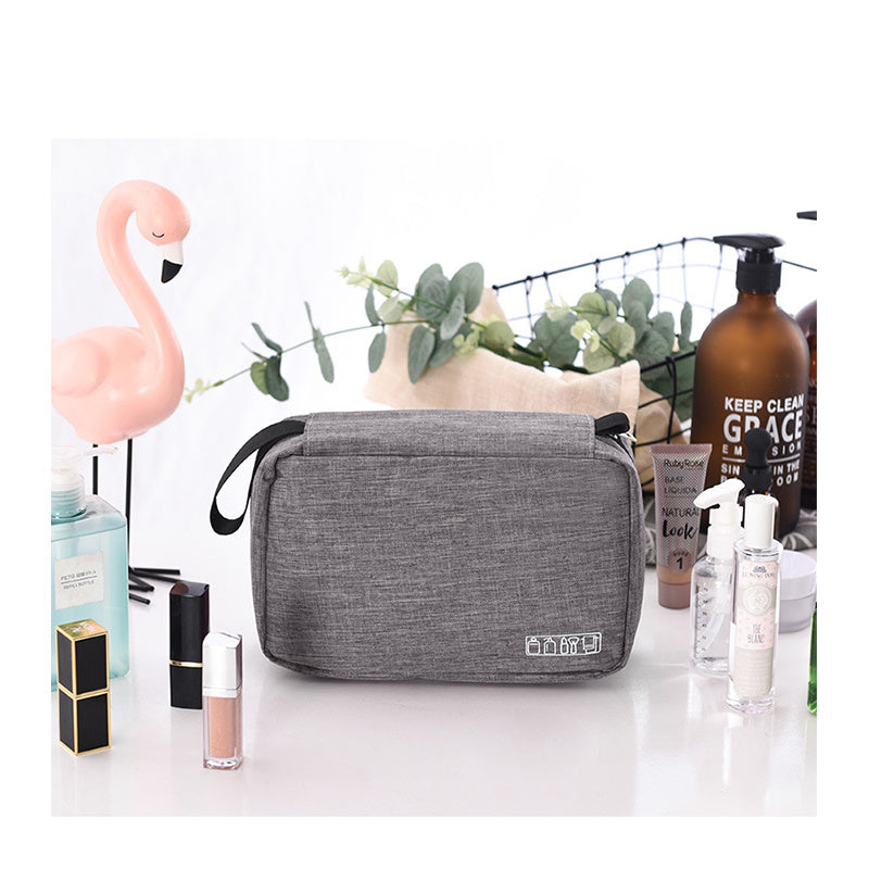 Toiletry Bag Travel for Women Men with Hanging Hook, Water-resistant Travel Organizer Kit for Toiletries Make Up Accessories