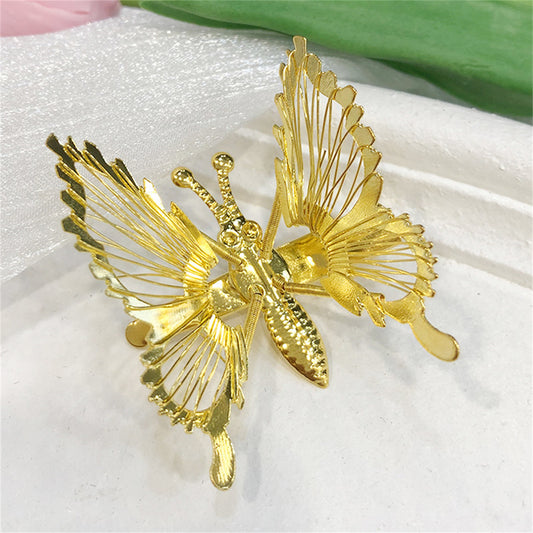 3D Butterfly Hair Clips Metal Moving Butterfly Hair Clamps Hair Styling Accessories for Women and Girls