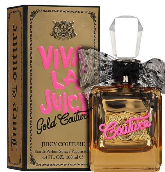 Juicy Couture Viva La Juicy Gold Couture Eau De Parfum Spray for Women;  3.4 fl oz