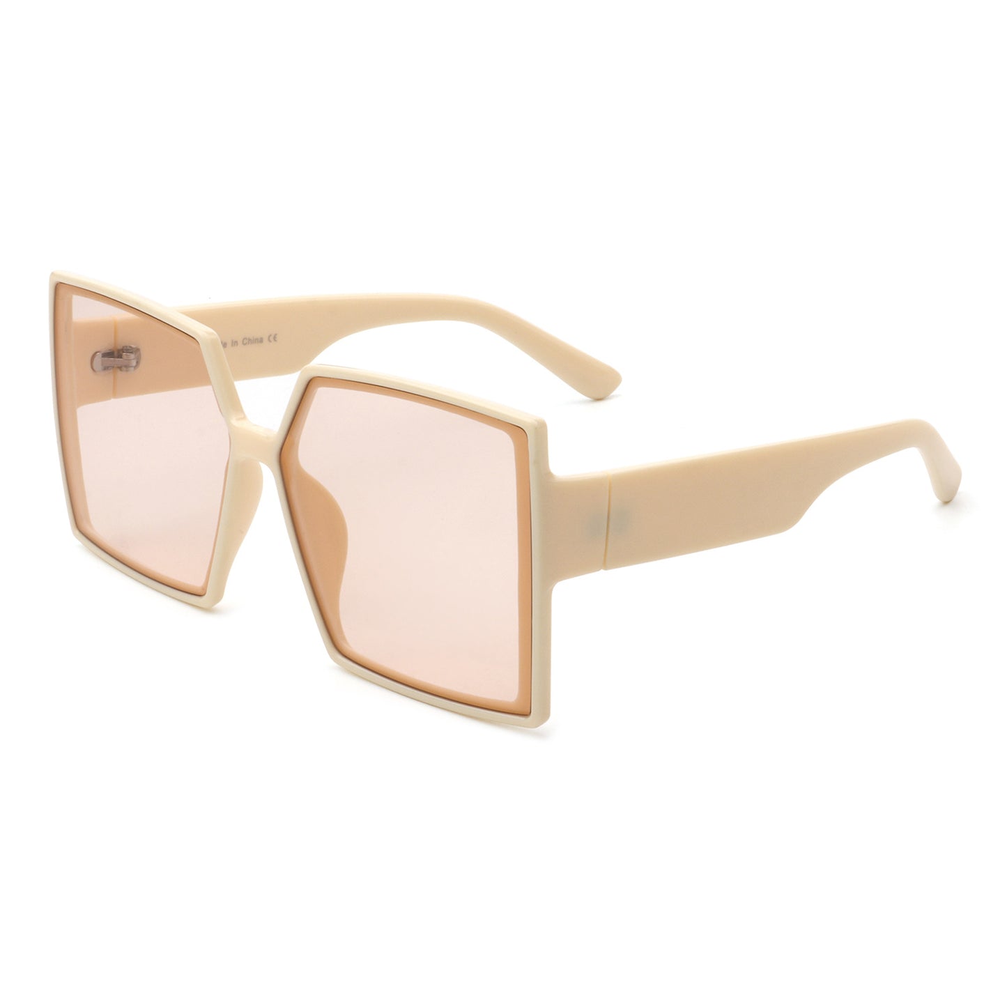 Square Flat Top Large Oversize Fashion Sunglasses