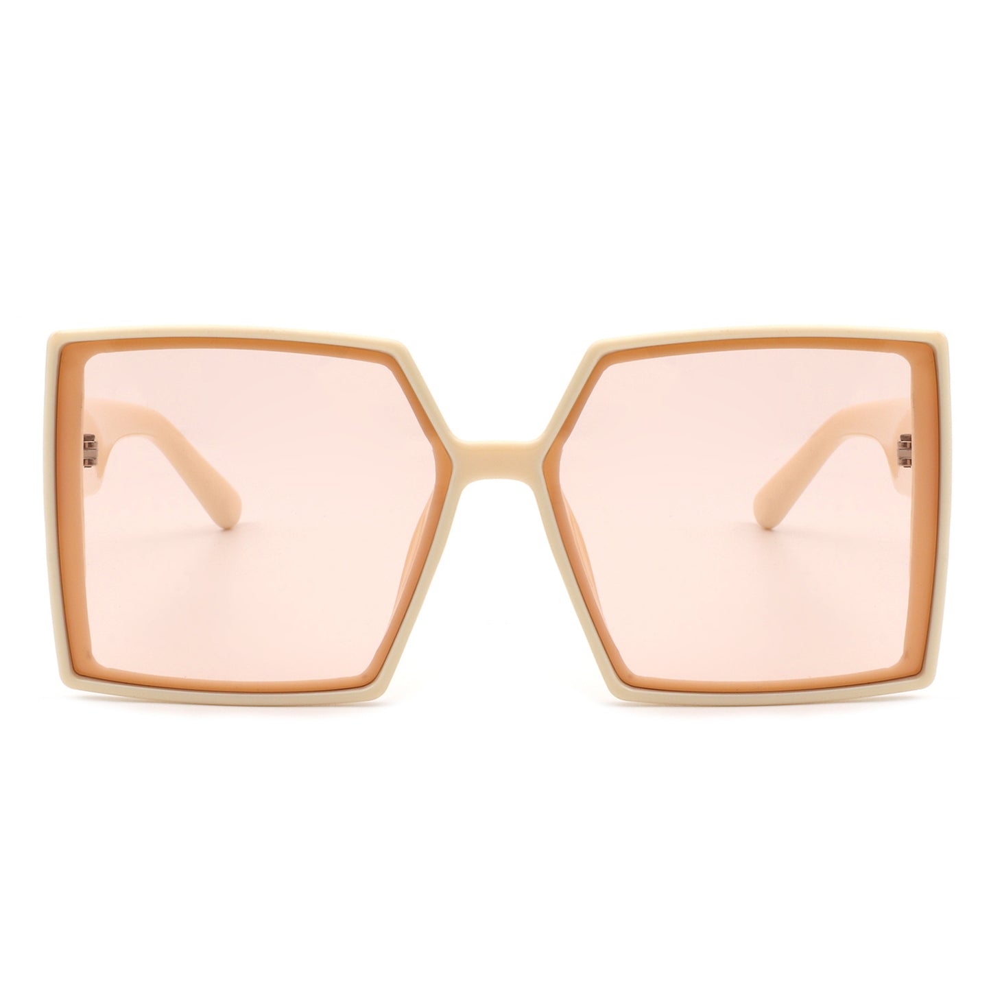 Square Flat Top Large Oversize Fashion Sunglasses