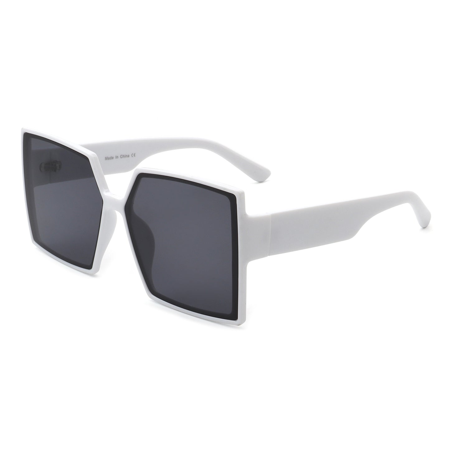 Square Flat Top Large Oversize Fashion Sunglasses