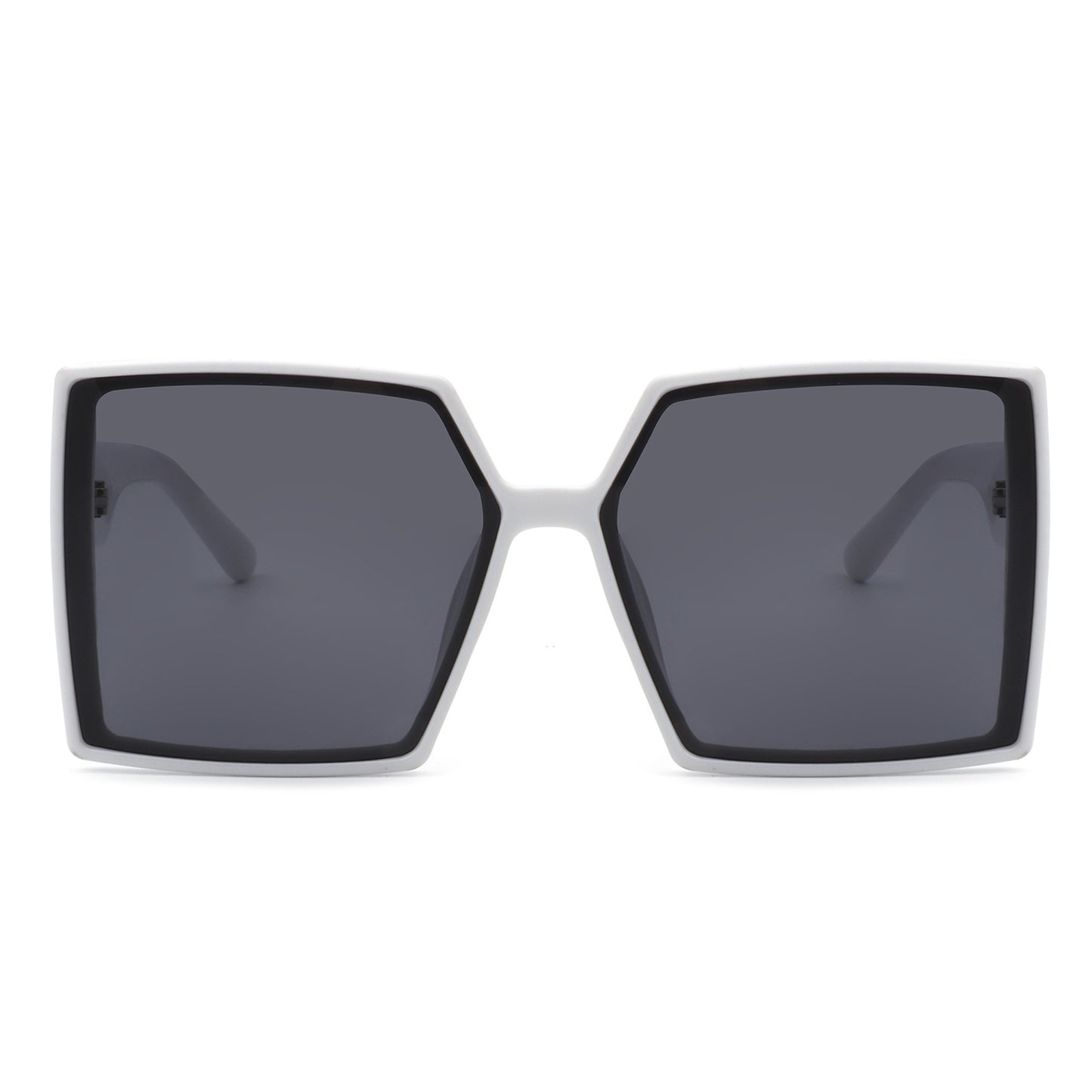 Square Flat Top Large Oversize Fashion Sunglasses