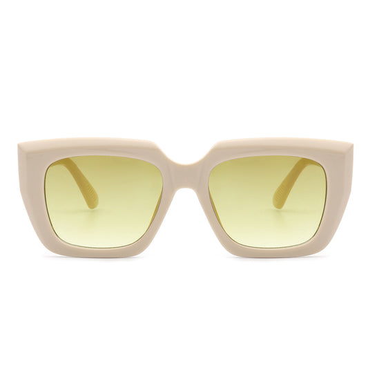 Square Retro Flat Top Cat Eye Fashion Sunglasses