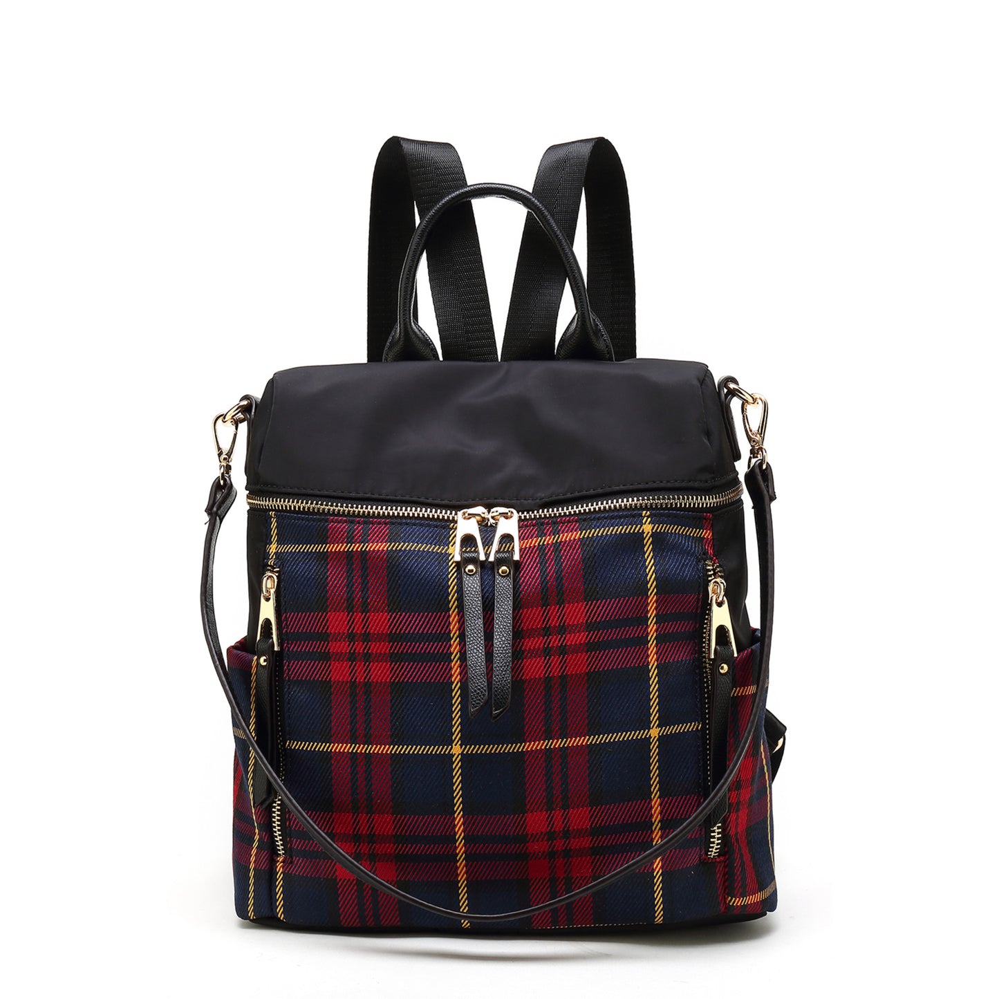 MKF Collection Nishi Plaid Backpack Women by Mia K