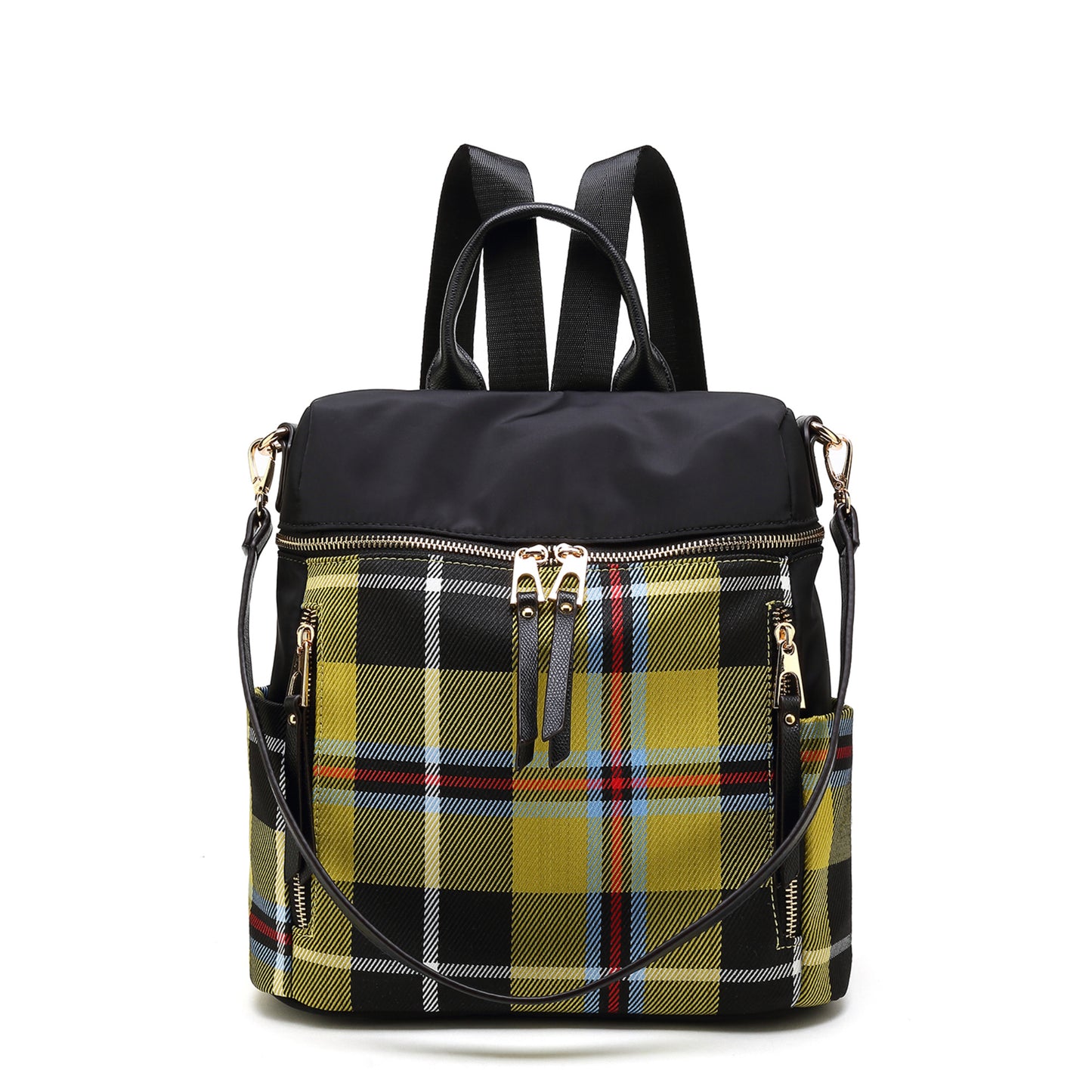 MKF Collection Nishi Plaid Backpack Women by Mia K