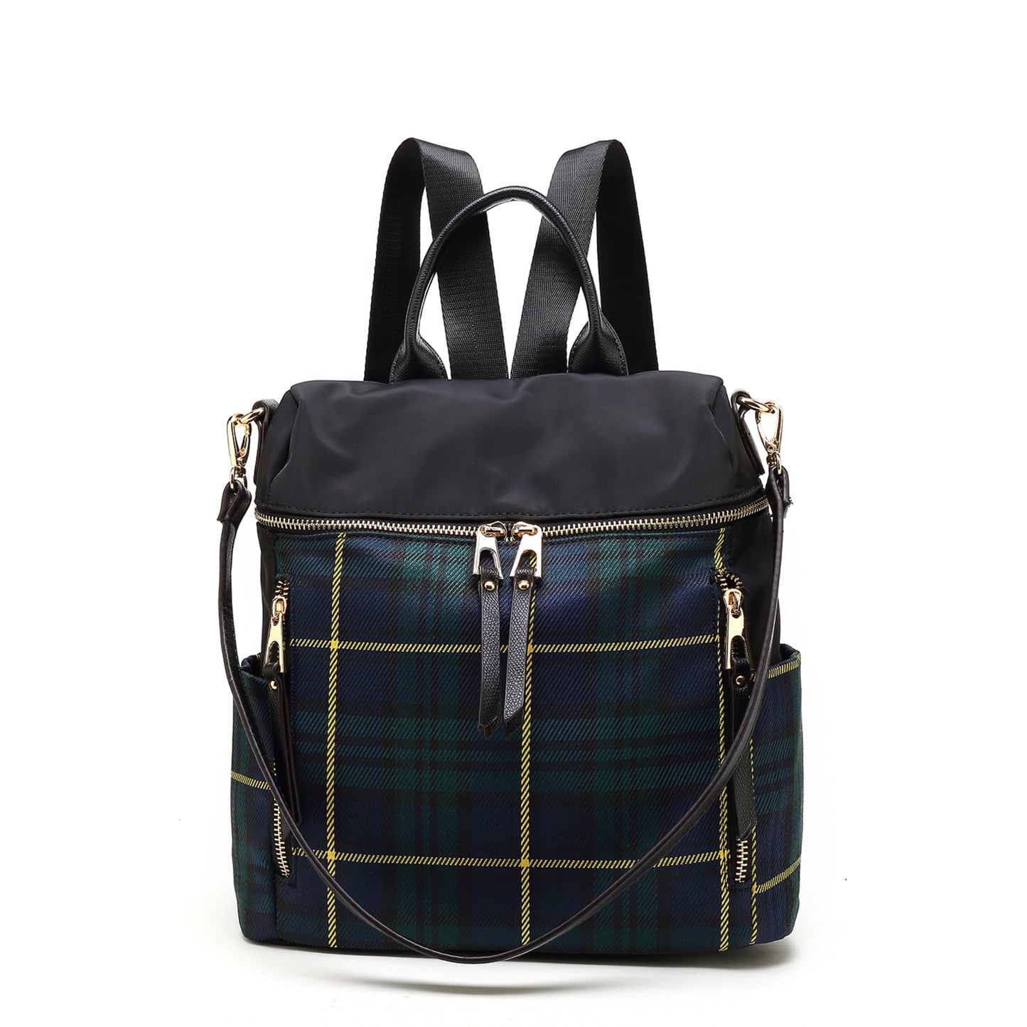 MKF Collection Nishi Plaid Backpack Women by Mia K