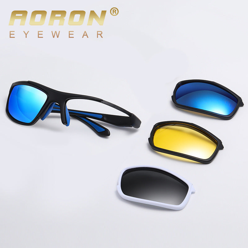 Sports Sunglasses Polarized Photochromic Night Vision Sunglasses