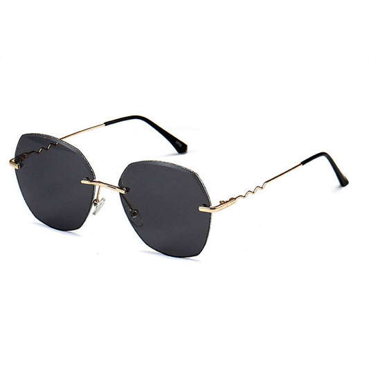 Women's Metal Irregular Vintage Sunglasses