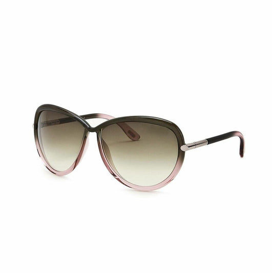 Tom Ford TF161-95P Purple Butterfly Green Gradient Lens Women's Sunglasses