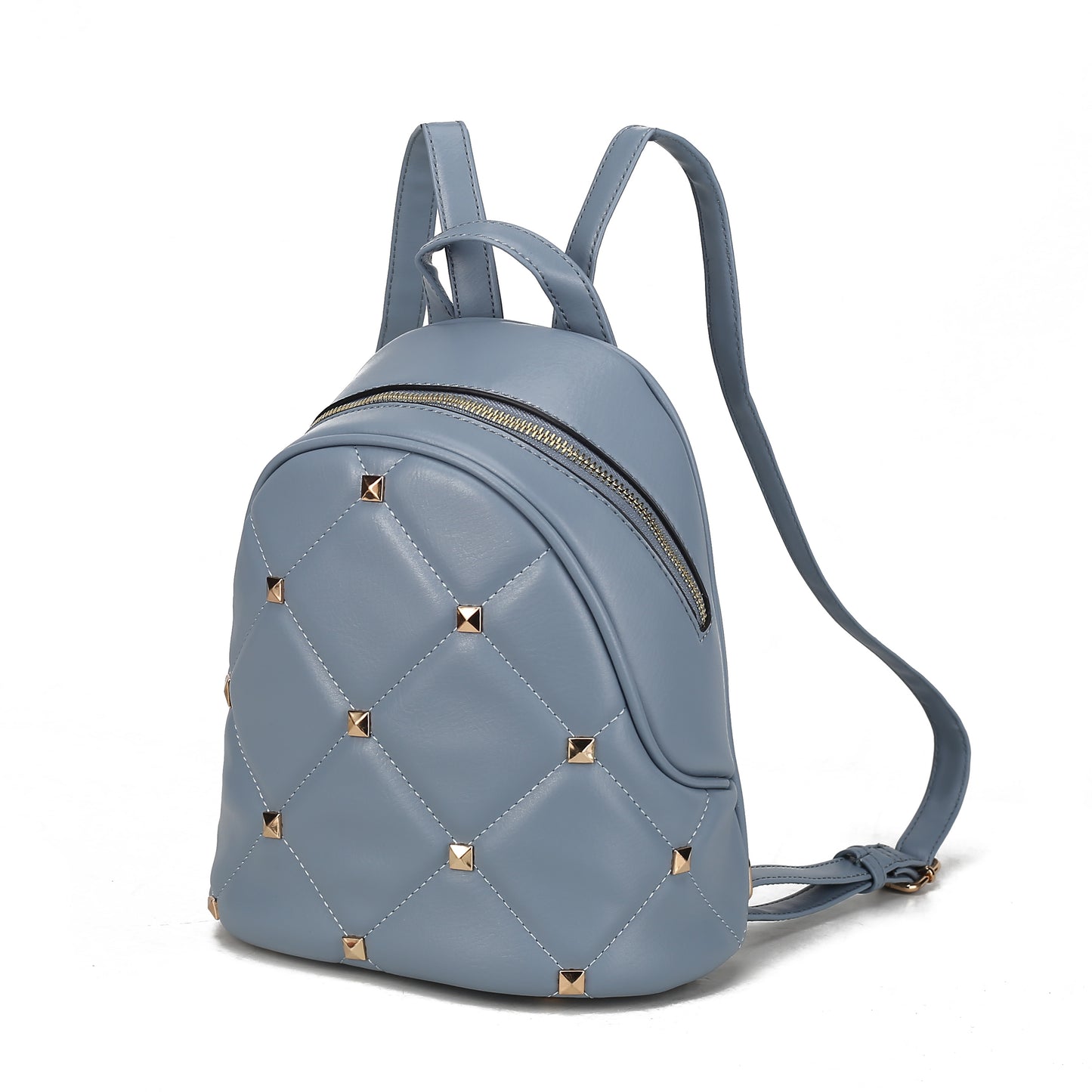 Hayden Quilted Vegan Leather with Studs Women Backpack