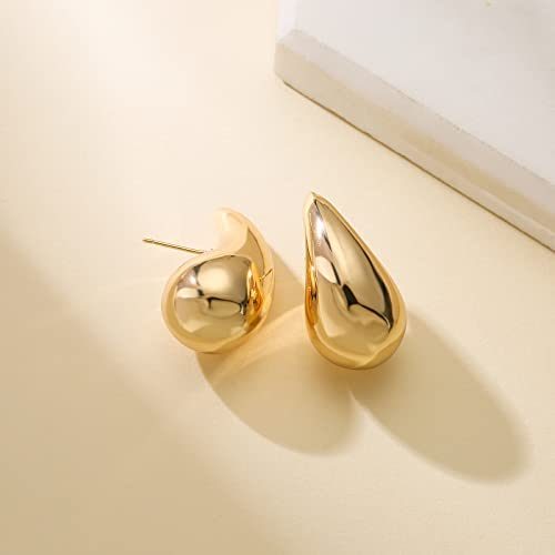 Gold Hoop Earrings for Women Gold Plated Earrings Fashion Jewelry