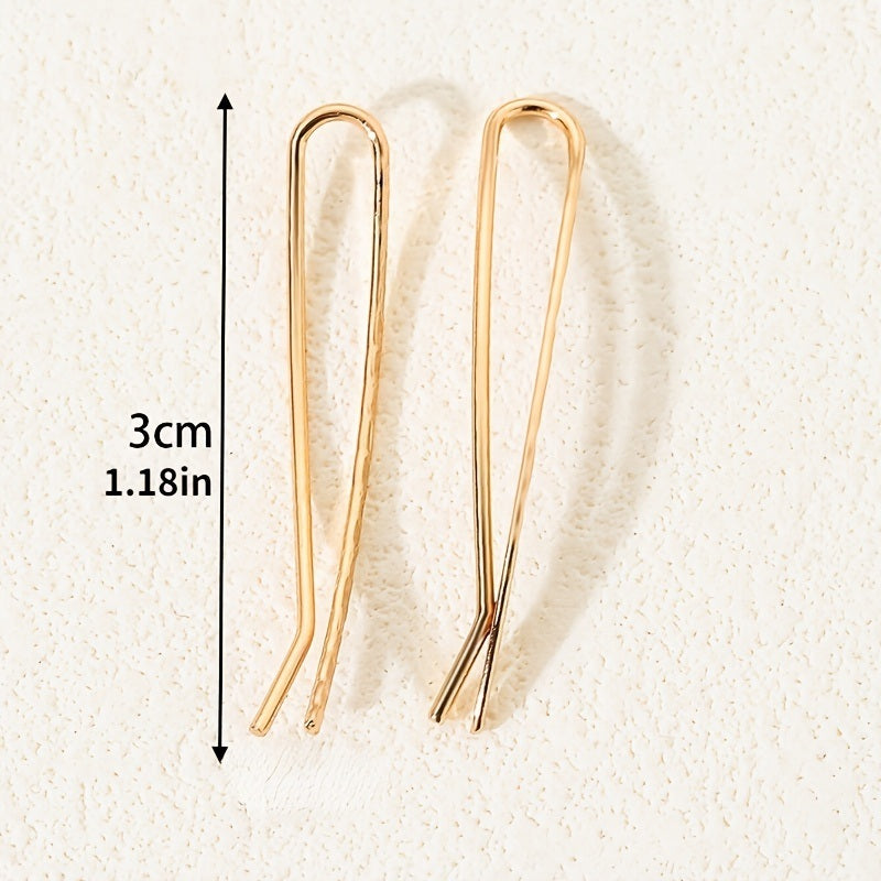 Minimalist Ear Climber Earrings Long Copper Climbers Crawler Bar Studs 1 Pair