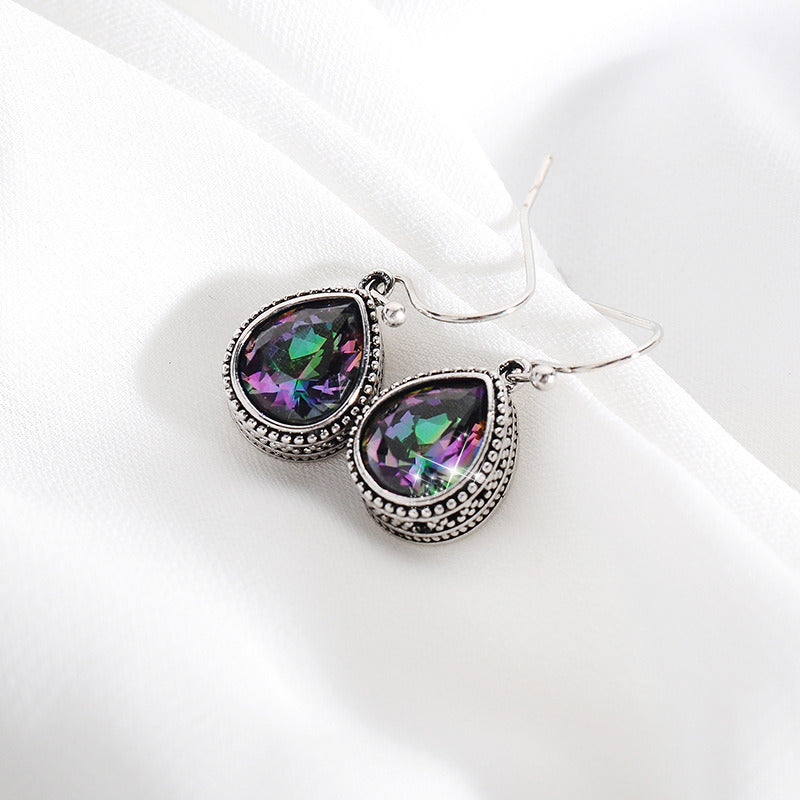 Fashion Trend Jewelry Vintage Jewel Water Drop Earrings