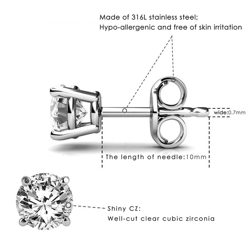 3-pairs-Tiny-Cz-Stud-Earrings-For-Womens-Small-Cubic-Zirconia-Earrings