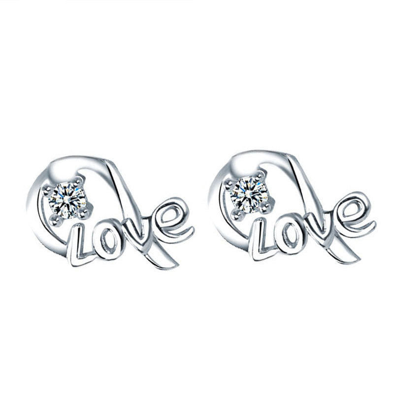 2021 Hot 925 Sterling Silver Lnfinite Zircon ear Studs For The Original Earrings Charm Making Fashion DIY Jewelry For Women