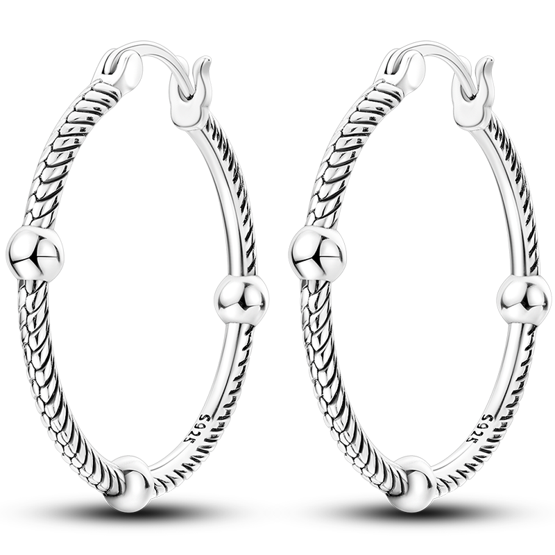 925 Sterling Silver Green Cubic Zircon U Hoop Earrings for Women Wedding Engagement Birthday Party Banquet Silver Jewelry Gift