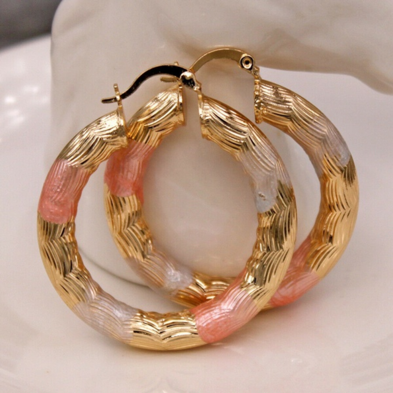 Leverback Hoop Earrings Chunky O-shaped Tiny Earrings For Casual And Formal Outfits