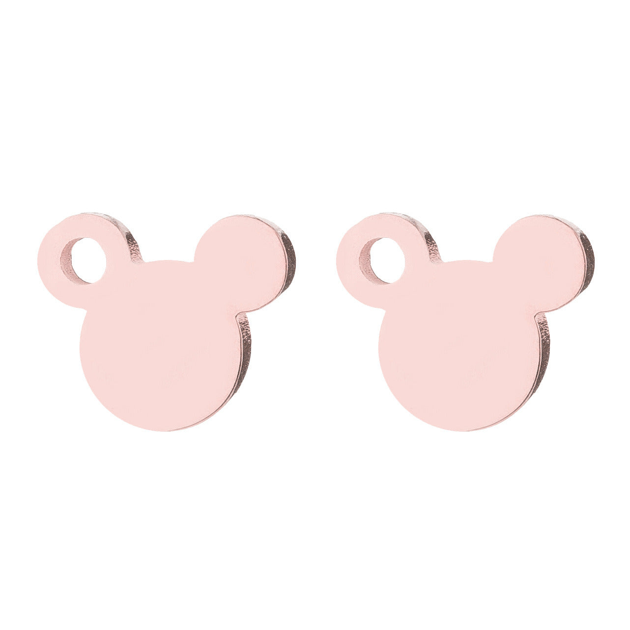 1 Pairs Stainless Steel Mickey Mouse Stud Earrings for Women  Earrings Huggie Piercing Fashion