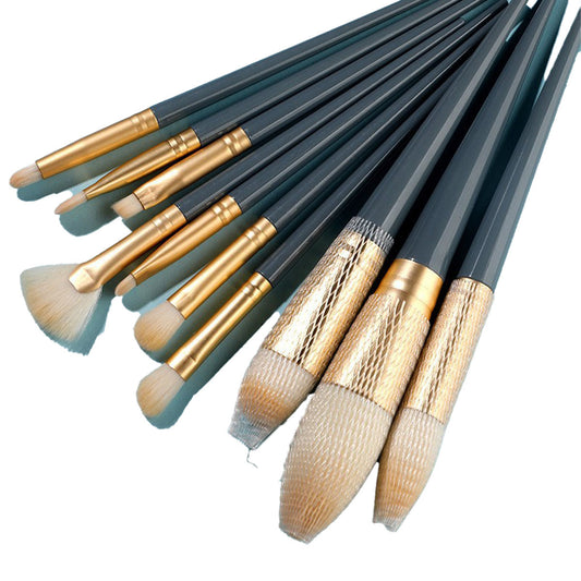 10 PCS Makeup Brush Set Beginner Eyeshadow Blush Brush Full Set Makeup Brushes Beauty Tools