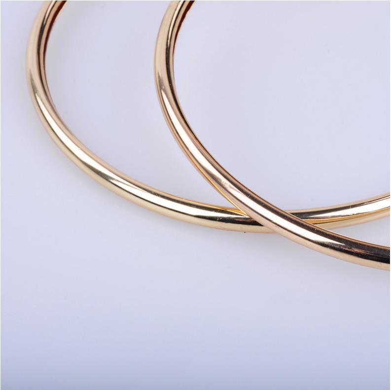 Wholesale Trendy Big Hoop Earrings 18K Real Gold Plated 11CM Super Elegant Larger Size Women Earring Fashion Costume Jewelry