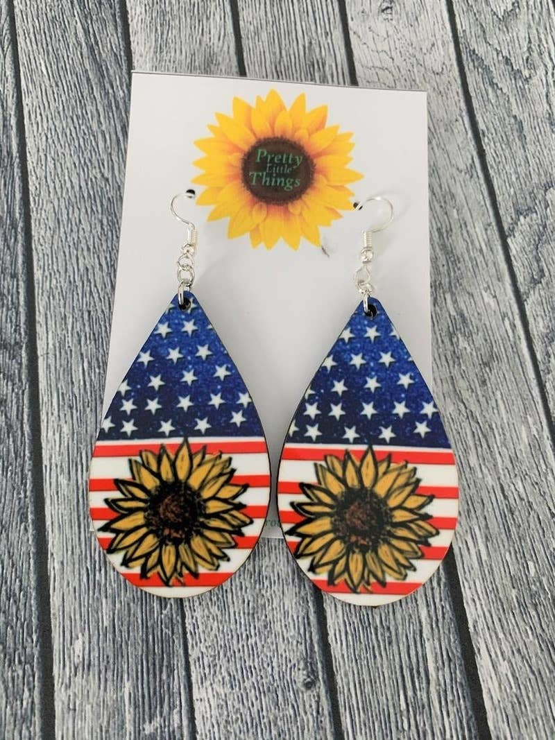 2022 Wholesale American Independence Day Earrings