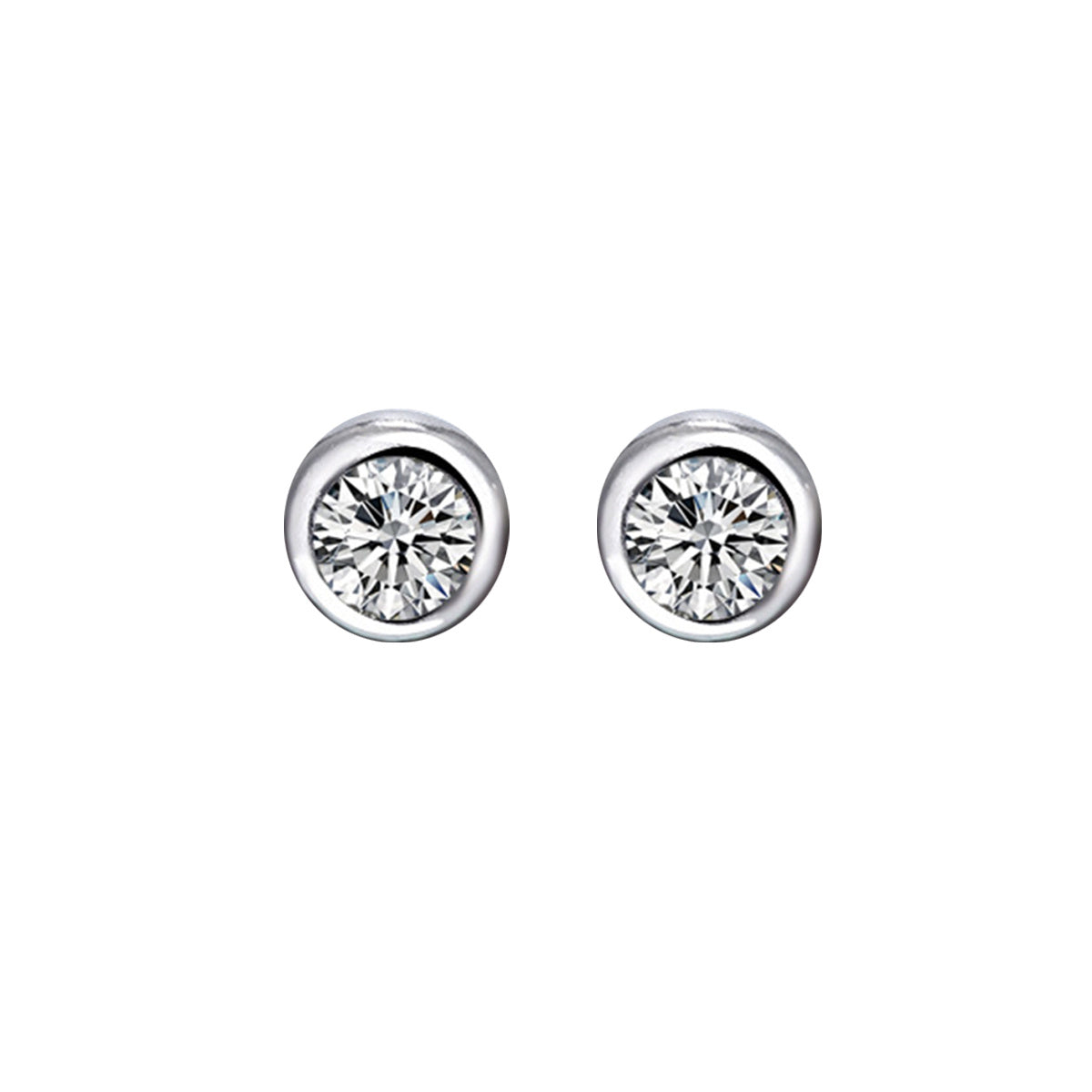 Cubic Zirconia Earrings Stainless Steel Stud Earrings Hypoallergenic