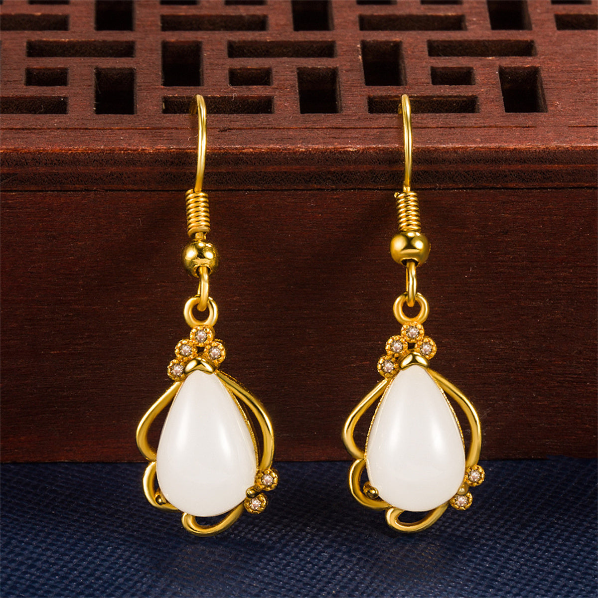 Women's Pierced Earrings Dangle Drop Teardrop Earrings Birthstone Jewelry Gifts