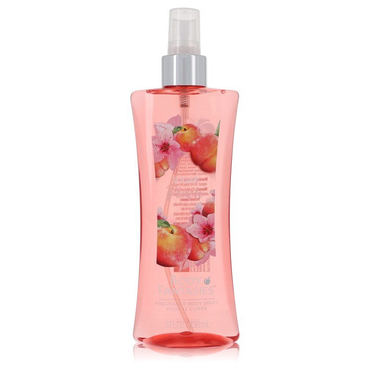 Body Fantasies Signature Sugar Peach by Parfums De Coeur Body Spray 8 oz