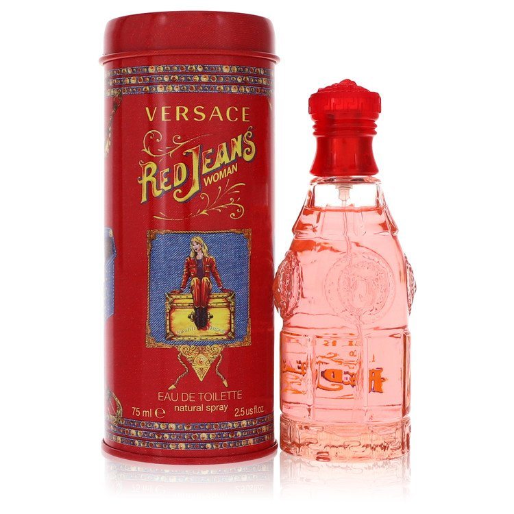 RED JEANS by Versace Eau De Toilette Spray 2.5 oz